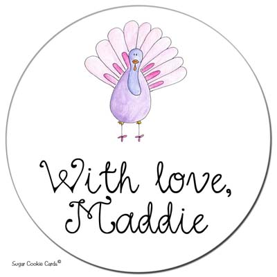 Sugar Cookie Gift Stickers - Gobble Pastel
